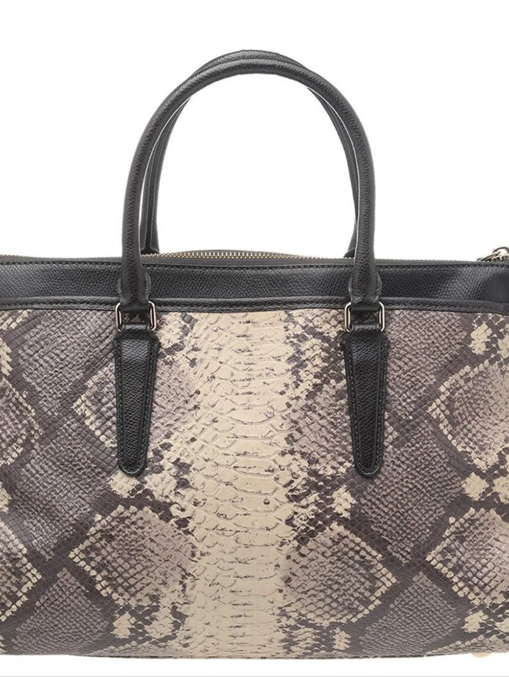 Coach Python Morgan Satchel Shoulder Bag Handbag